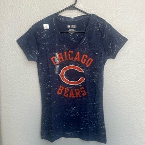 Chicago Bears Navy T Shirt NWT Size M and L